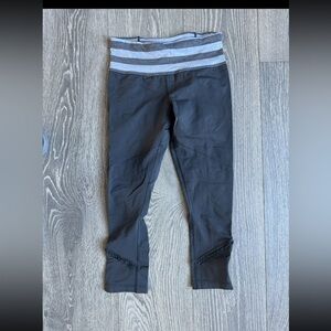 Lululemon Pace Rival Crop Full on Luxtreme 21" Size 6